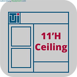 Service to adjust Valuline™ cleanroom heights to 11'H  |  6600-66-VL-11H displayed