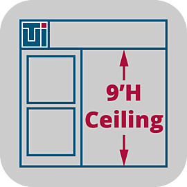 Service to adjust Valuline™ hardwall cleanroom heights to 9'H  |  6600-66-VL-9H displayed