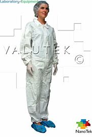 Cleanroom contamination control disposable coverall designed for extra roominess and comfort  |  5605-74 displayed