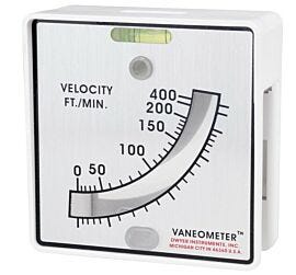 Vaneometer helps meet OSHA, EPA safety ventilation requirements while measuring air velocities from 25 - 400 fpm | 1600-46 displayed
