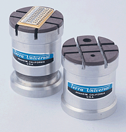 Magnetic chuck holds the sample in place during testing  |  9101-60 displayed