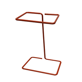 Wire Rack Stand holds 0.43-gallon (8.5" x 11") Biohazard Bags (A9004R) by MTC Bio; A9004-WR  |  5707-06 displayed