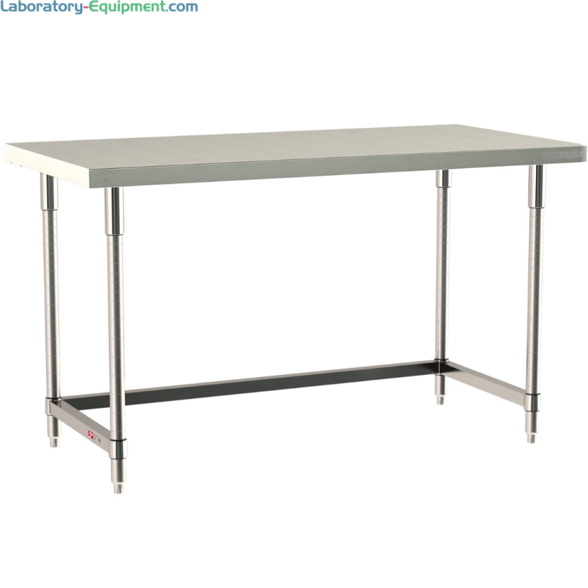 Work Distrub Table Metro TableWorx 316 SS Work Tables with a 3-Sided Frame | Terra Universal