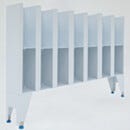 Garment Dispenser Station; 14 Compartments, Single Sided, Polypropylene, 63