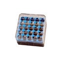 Storage; 25 Cell Box, Poly Carb, Case of 36