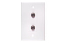 Wall Plate; TV Cable, 2-Port