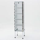 Desiccator; ValuLine® ES™, Static Dissipative PVC, 5 Chambers, 19.125