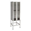 Garment Dispenser Station; 8 Compartments, Double Sided, 304 Stainless Steel, 24