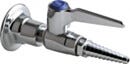 Petcock; Nitrogen/Clean Dry Air, Chrome Plated, 3/8