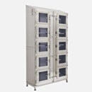 Desiccator; Double Doors w/ 10 Inset Doors, Stainless Steel, 48