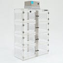 Laminar Flow Cabinet; HEPA-Filtered, Acrylic, 6 Compartments, 36.75