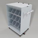 Cart; Laboratory, Chemicals, Polypropylene, 30