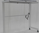 Side Softwall Panel Kit; for 6' x 2' Portable CleanBooth, Anti-Static PVC Panels