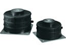 Bumper, pnuematic absorber, for vibration-isolation tables