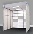 Cleanroom; Hardwall, Horizontal Laminar Flow, Polypropylene