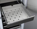 Thermo Scientific Drawers Complete Set of 5 Stainless Steel Roll-Out for 11.5 Cu. Ft. Lab Refrigerators Qty. 5 7445