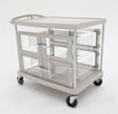 DesiCart; 4 Chambers, Polyethylene Frame, Acrylic Chamber, 27.75