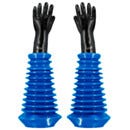 ISO 5 Glovebox Gloves; Two-Piece, Accordion, EPDM/Butyl, for 8/10