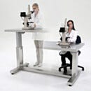 Work Station; BioSafe® ErgoHeight®, 304 or 316 SS, Perforated Top, 36