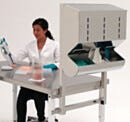 Mounting Frame for 30''D Workstation, for 1 Compartment Glove Dispenser