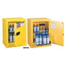 Justrite Sure-Grip Ex Benchtop Flammable Safety Cabinet Manual Single Door, Double-Walled Steel, 21