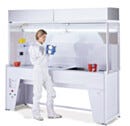 Hood; Vertical Laminar Flow, Wet Processing Station, Powder-Coated Steel, 100