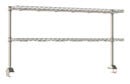 Metro Productivity Riser with Two 304 Stainless Steel Wire Overshelves for 60