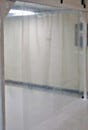 Curtain Paneling; Anti-Static PVC, 40 mil, 8' H, in 48