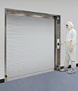 Roll-Up Door; Aluminum Slats, 69.125