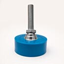 Leveling Foot, Polyurethane non-skid, Swivel, 3.5