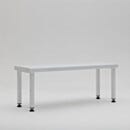 Gowning Bench; Powder-Coated Steel, SolidTop™, 36