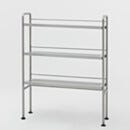 Storage Rack; Round Tube, Perforated, 304 or 316L SS, 48