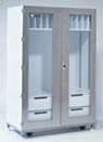Storage Cabinet; Tool Storage, Polypropylene, 47.25