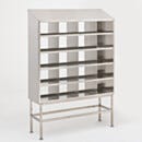 Free-Standing Multifunctional Storage System, BioSafe®, 304 SS, 40