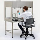 Universal Canopy Fume Hood; Vertical Ventilation, 304 or 316 SS Frame, 36