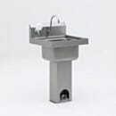 ValuLine® Pedestal Sink; USP 797, 304 Stainless Steel, Foot Pedal, 16