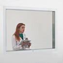 White Border Cleanroom Window Upgrade