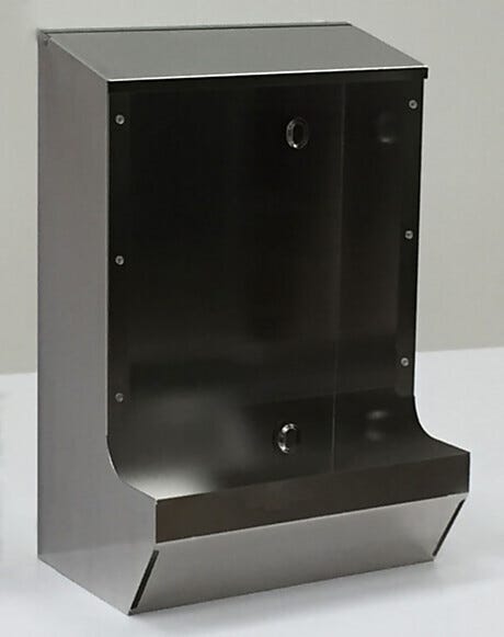 Dispenser; Safety Glasses, 304 SS, 14.5