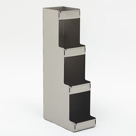 Dispenser; Cleanroom Supplies, Benchtop, 4 Compartments, 304 Stainless Steel