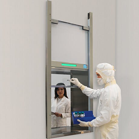 Smart® CleanMount® Slide-Up Door Pass-Through Chambers