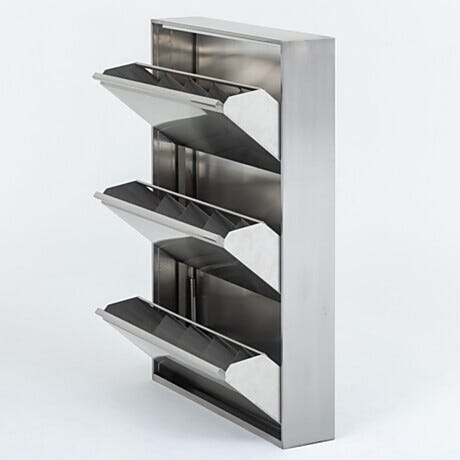 Wall-Mounted Shoe Storage Cabinets