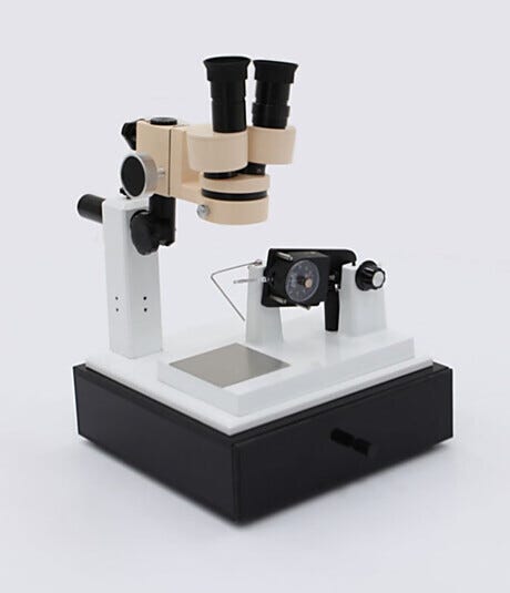 Wire-Bond Strength Tester Inspection Station; 50-150g gauge with 20X Eyepieces