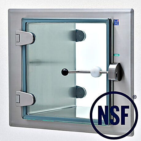 BioSafe® CleanMount® Pass-Through Chambers with Frameless Glass Doors