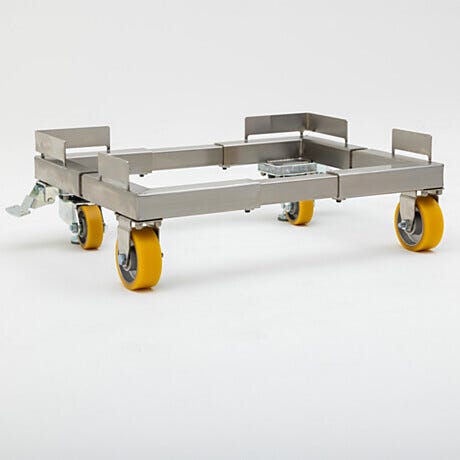 BioSafe® Mobile Base; 304 Stainless Steel, up to 30.125