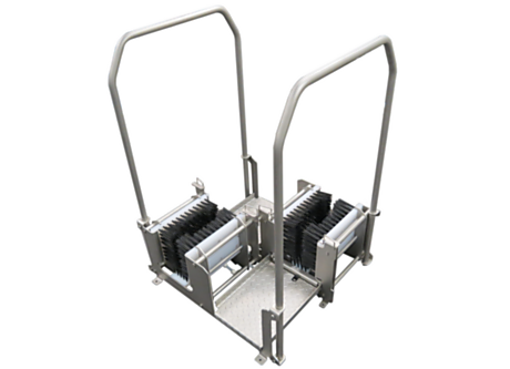BSX200 Manual Walk Through Dual Boot Scrubbers by Best Sanitizers