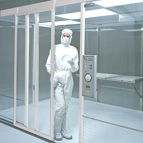 Manual Slide Doors for Terra Cleanrooms, Aluminum