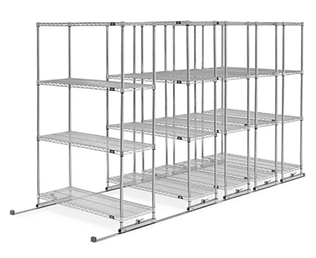 High-Density Sliding Storage Shelf Systems by Eagle