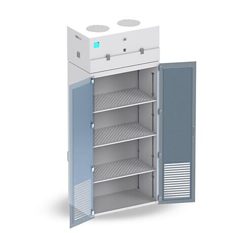 ValuLine® Ductless Chemical Storage Cabinet; HEPA/Carbon Filtration, Polypropylene, 31.5