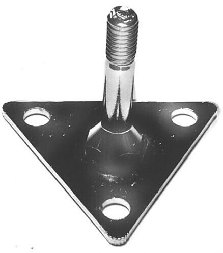 Foot Plate, Triangular Stainless Steel, Eagle Group
