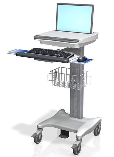 Cart; Medical, Mobile Desk, Roll Stand, Variable Height, GCX Corp.